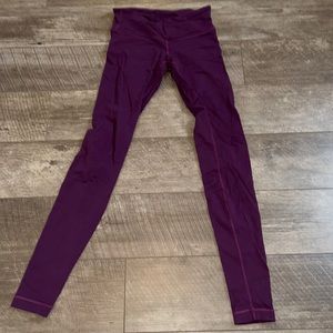 Purple lululemon leggings size 4